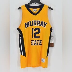 New Murray State Racers #12 Ja Morant Basketball Jersey - Yellow - XXL